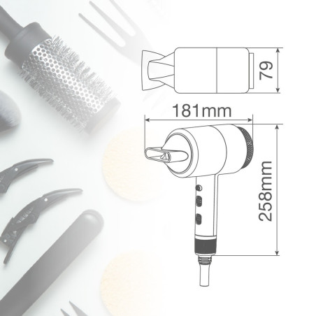 SECADOR IONICO 1800W