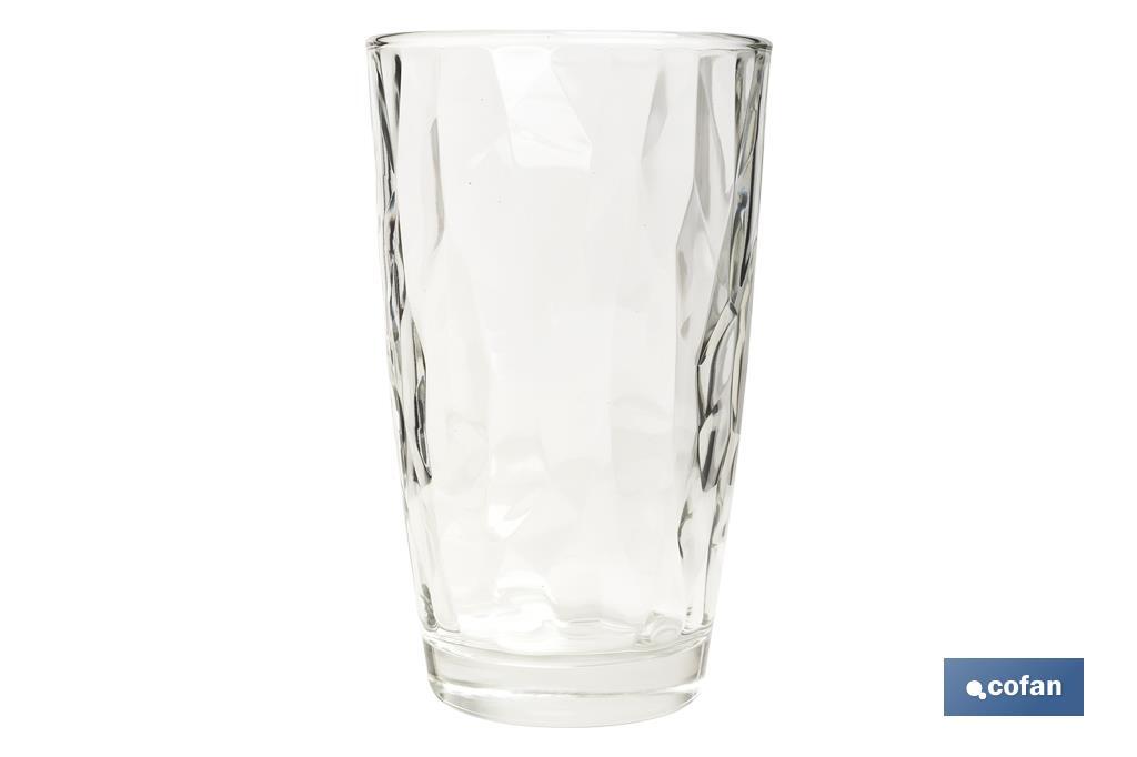 PACK 6 VASOS ALTO VIDRIO 47 CL MODELO JADE