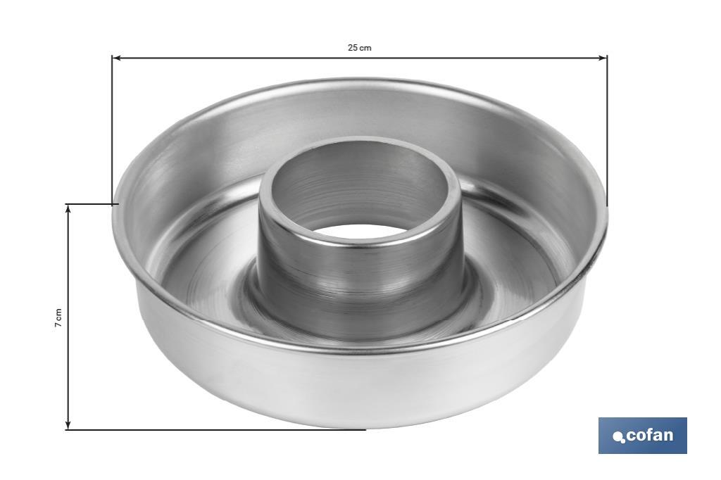MOLDE ROSCO ALUMINIO 25cm