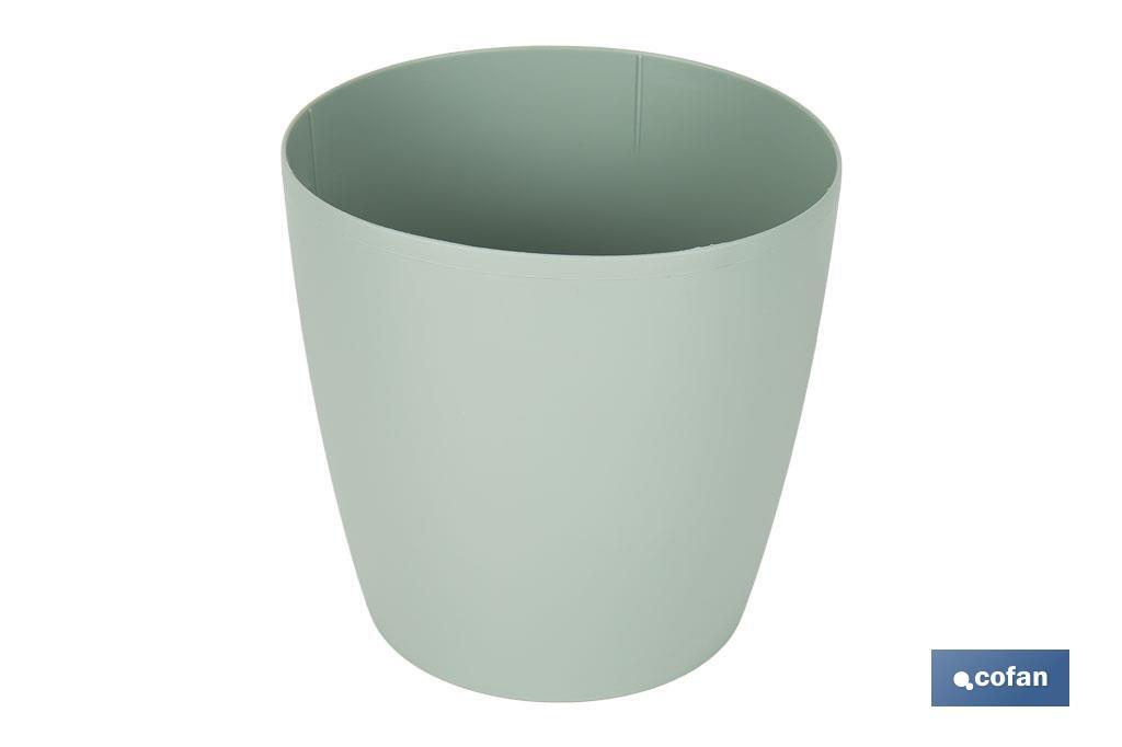 MACETA CAMELIA COLOR VERDE TURQUESA 18X17.8cm