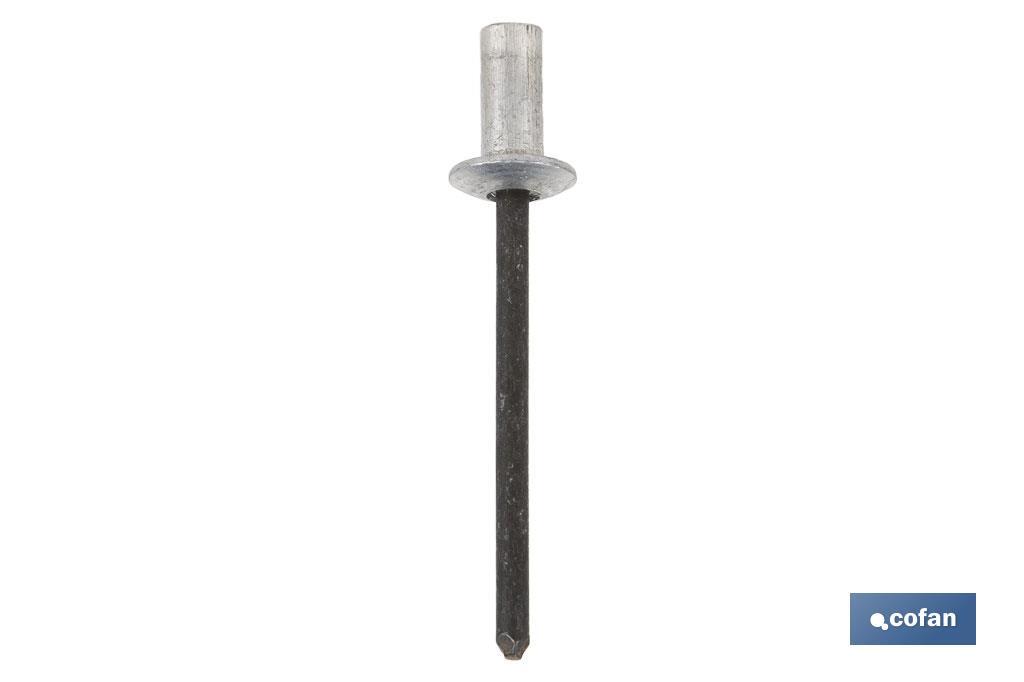 REMACHE ALUMINIO ESTANCO 4 X 8 MM (PACK: 1000 UDS)