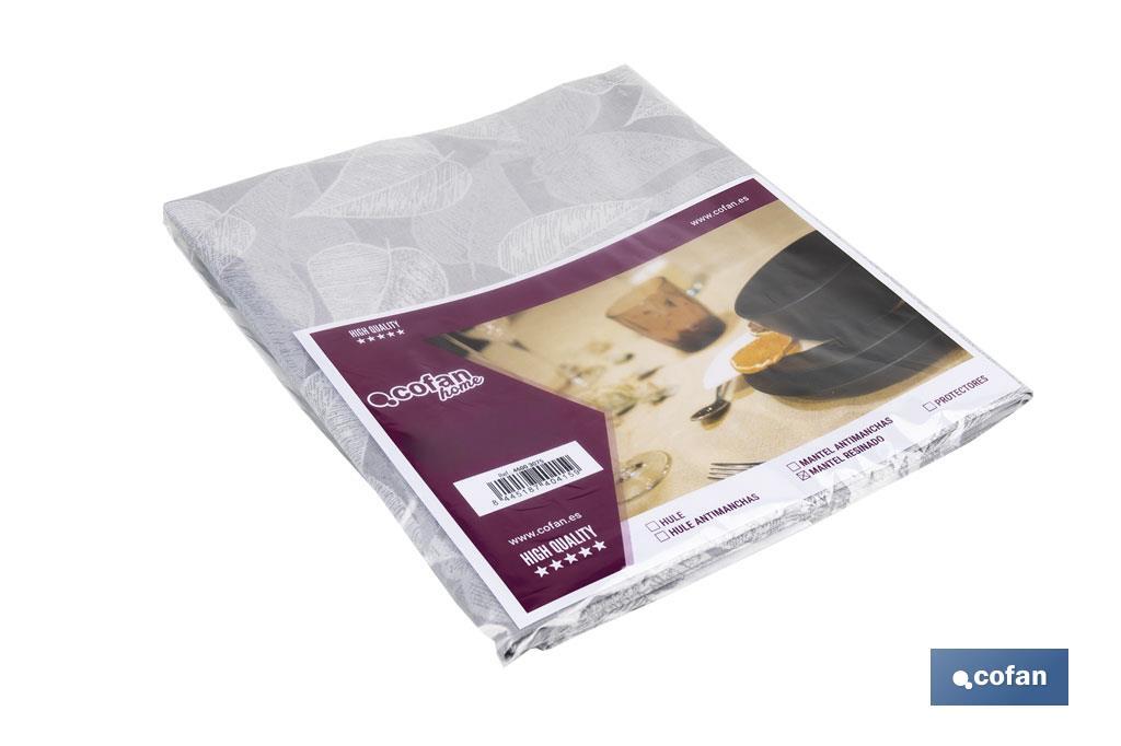 MANTEL ANTIMANCHAS RESINADO FICUS 1,40 X2,50M (PACK: 1 UDS)